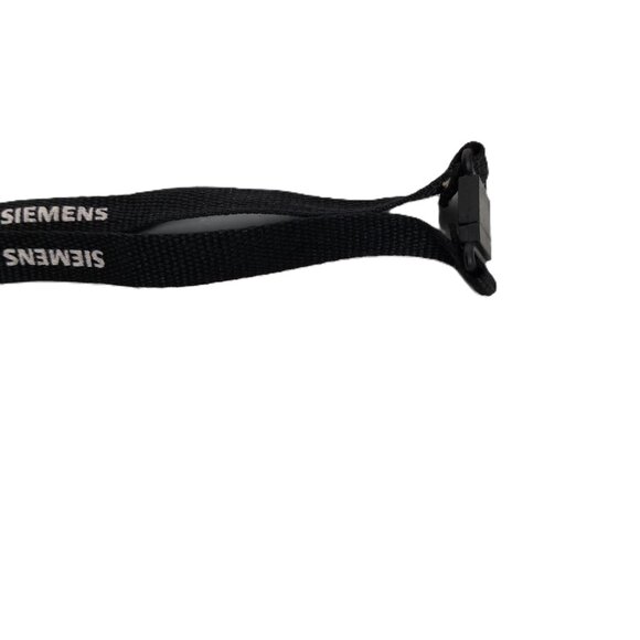 Siemens Branded Lanyards Lot of 6 Black Promotional ID Badge Keychain - Picture 5 of 7